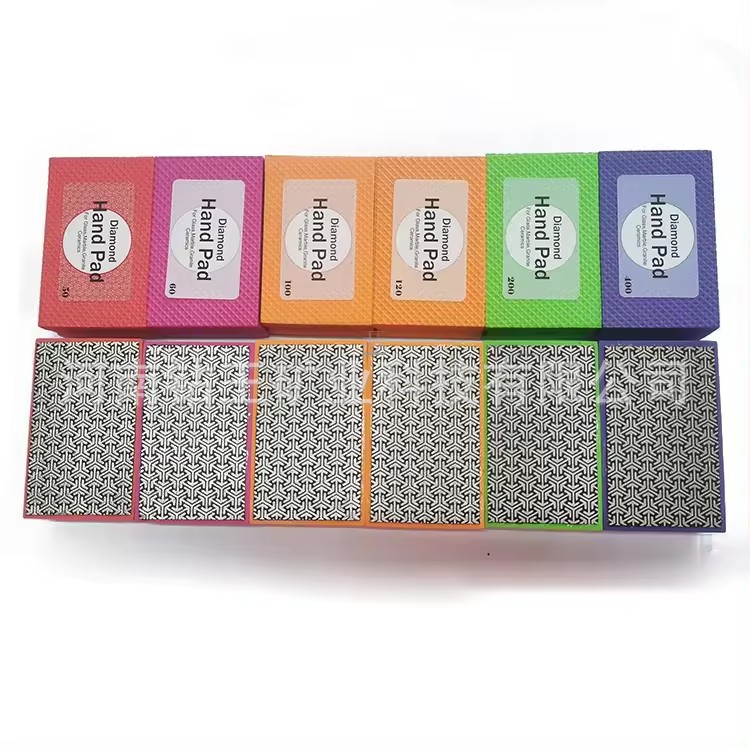 跨境电镀金刚石修边手擦块网状手持打磨抛光瓷砖岩板磨刀镀砂块