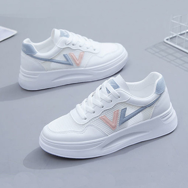 Summer breathable non-slip universal casual white sneakers platform