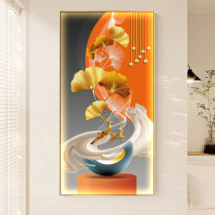 メーカー卸売り現代玄関ランプ付き装飾画通路装飾画廊下掛け絵シンプル