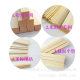 Pine strip pine square solid wood DIY handmade model material board model line raw material wholesale