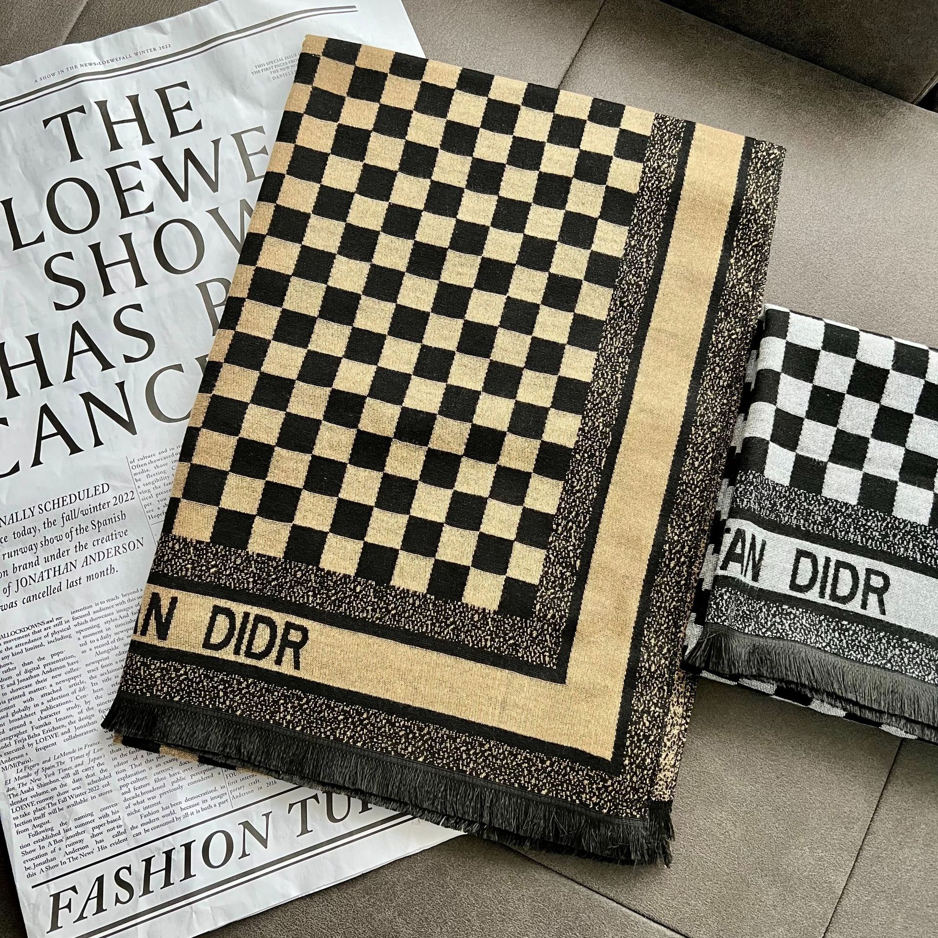 블랙 커피 체커보드