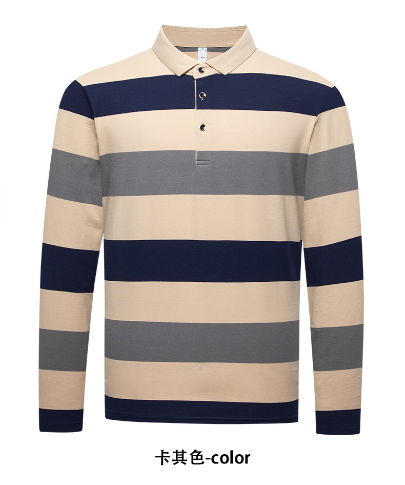 TB Summer New High-Quality Men's Striped Short-Sleeve T-Shirt, Thin Cotton, Business Polo Shirt