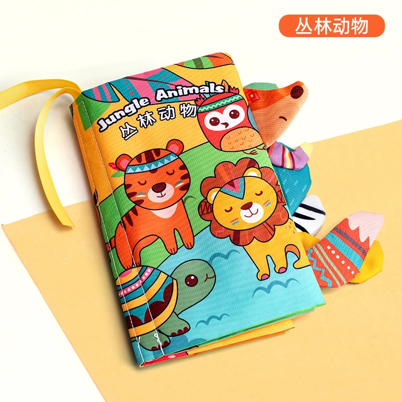 Тканевая книга для малыша, игрушка, 0–3 года, обучение, раннее образование
