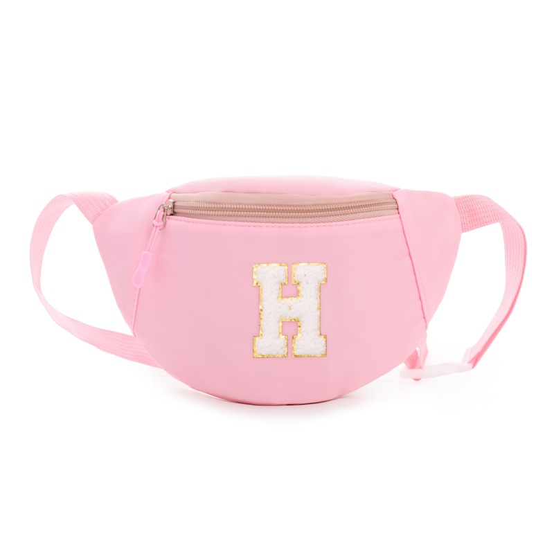 letras coreanas de estilo extranjero para niños y niñas bolsas de pecho simples ociosas bebés mochila 2026 nuevo comercio exterior bolsas de cintura para niños
