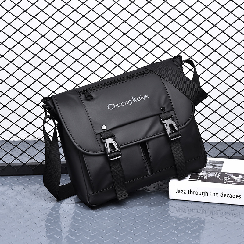 Chuongkaiye nuevo bolso de mensajero de los hombres multi-funcional impermeable bolso de hombro iPad moda marca crossbody bolso de la motocicleta