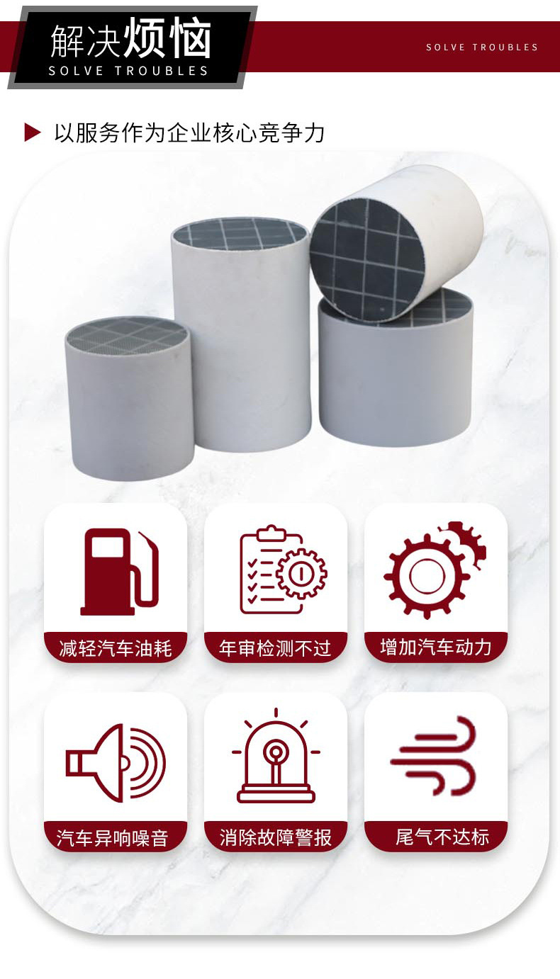 Silicon Carbide Dpf Particle Trap, Original High-Temperature Resistant Dpf Particle Trap for Diesel Vehicles