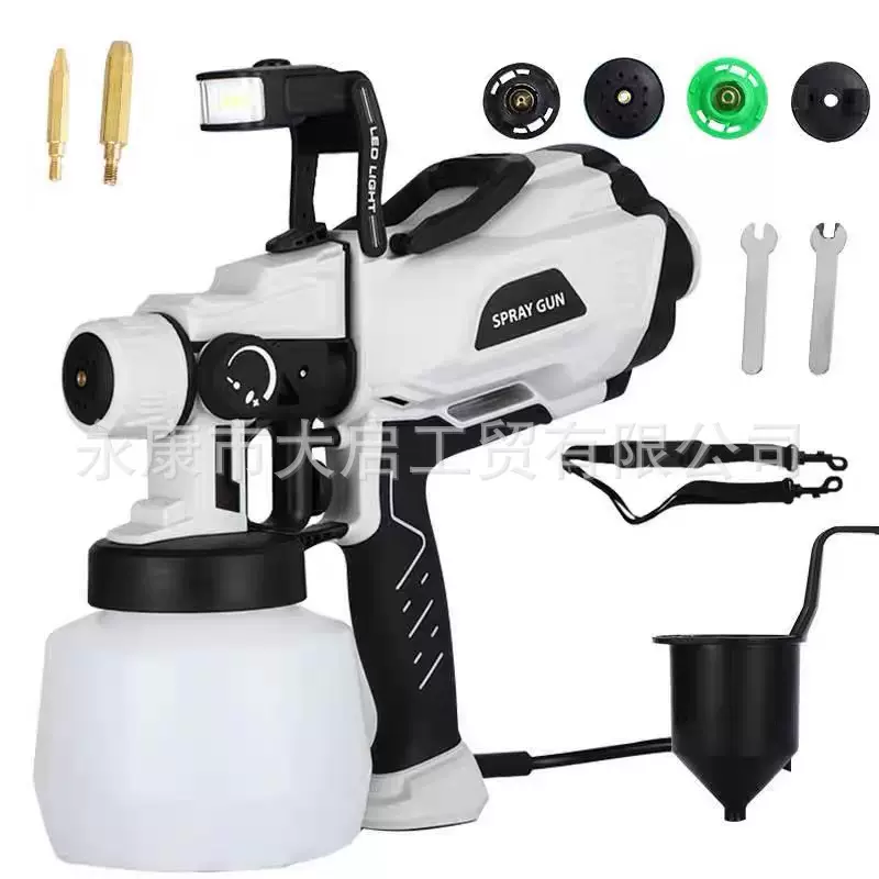 厂家跨境新款电动喷枪高压自动枪喷枪便携式乳胶漆油漆喷漆枪