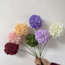 255片棒棒糖绣球仿真花婚礼家居摆件户外摄影道具婚庆路引假花