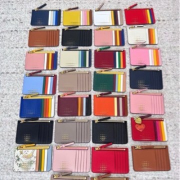 T Brand's New Multi-Card Slot Leather Card Holder, Wholesale for Export, Multifunctional Card Holder, Coin Purse, Women's Id Holder