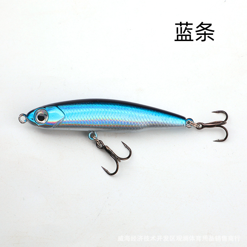 6 Colors Shallow Diving Minnow Lures Sinking Hard Plastic Baits Fresh Water Bass Swimbait Tackle Gear