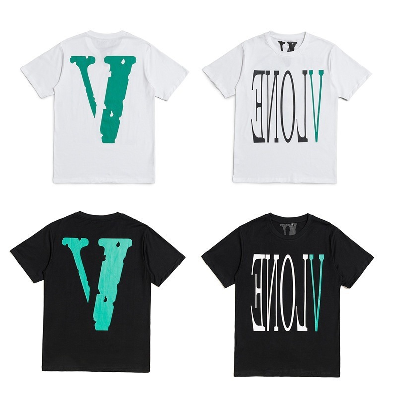 厂家现货VLONE短袖大V藤原浩陈冠希王一博同款宽松情侣男女T恤潮