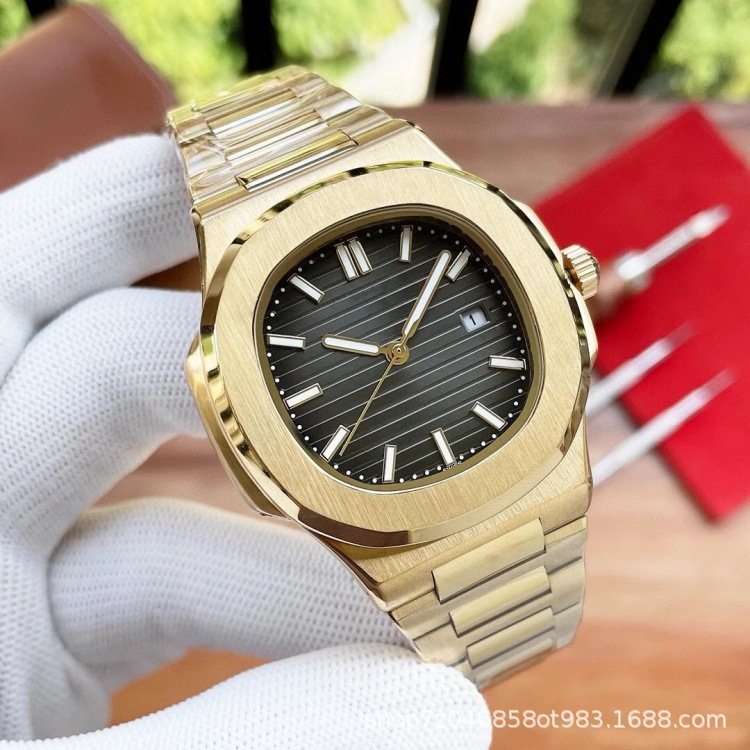 国境を越えたオウム5711腕時計鋼王手雷男性全自動機械腕時計ビジネスファッション夜光卸売り