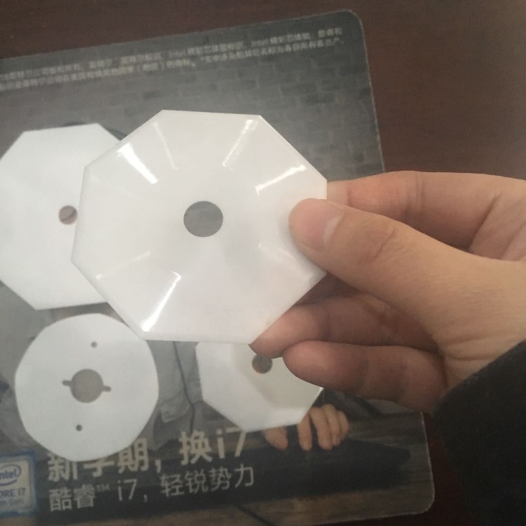 源头工厂氧化锆陶瓷八角刀片切布机包装纸双面呢机械劈缝机分切