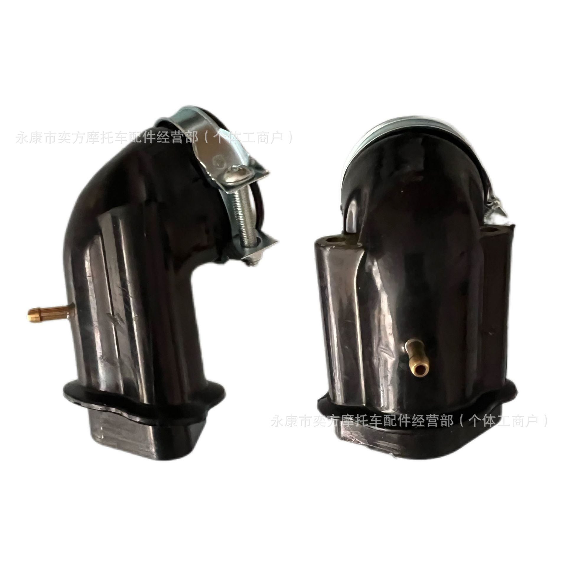 Air Intake Pipe Side Cover, Universal Parts for Gy6 Engines, Random Color of the Clamp
