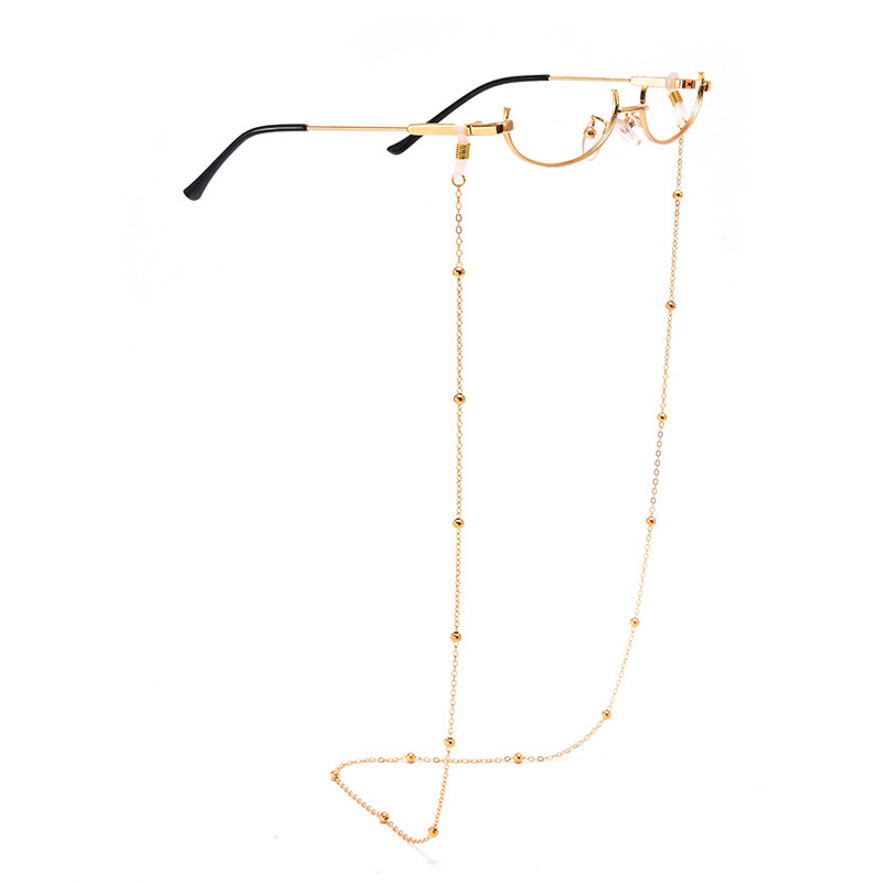 Beaded Chain Glasses Chain for Women, Trendy Retro Simple Non-Slip Lanyard for Sunglasses, Versatile