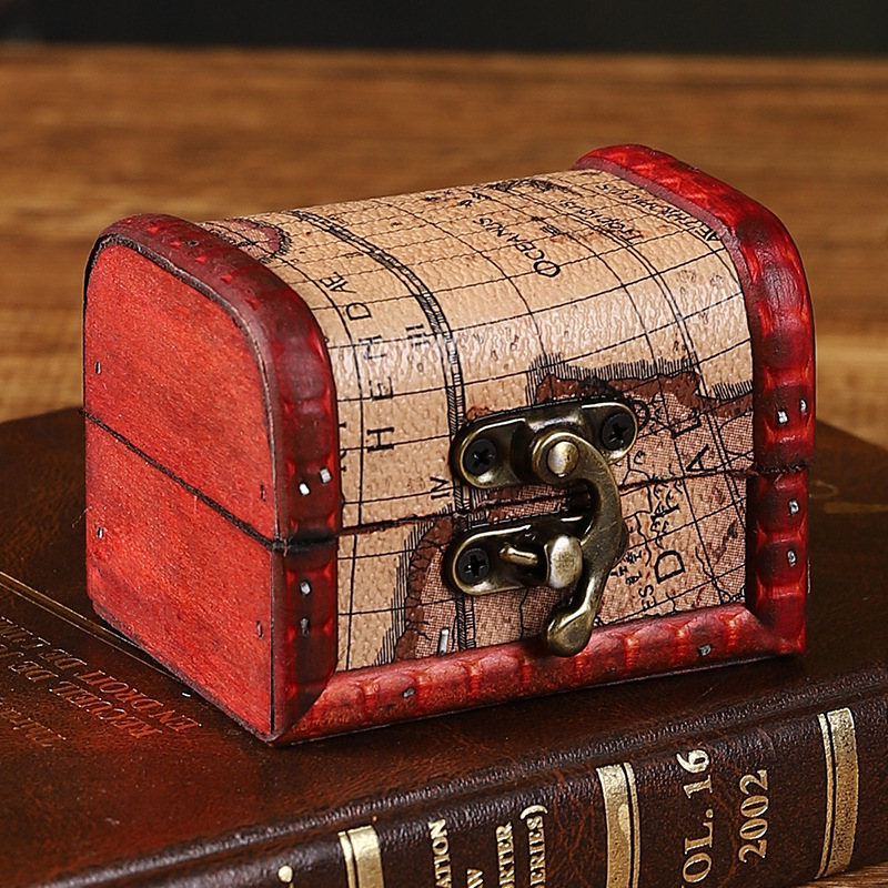 Retro wooden storage box