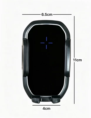 Mobile Phone Holder Wireless Charging: Car phone holder - single-panel-excluding-accessories-black