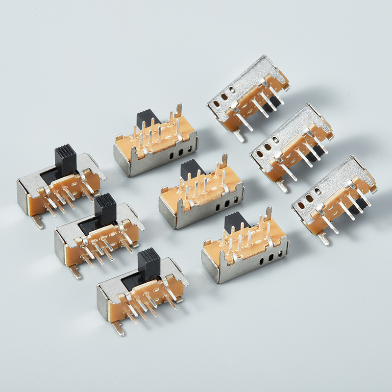 Source factory SK23D06 double-row three-speed horizontal 8-foot 2P3T toggle switch bipolar three-position slide switch Source factory SK23D06 double-row three-speed horizontal 8-foot 2P3T toggle switch bipolar three-position slide switch