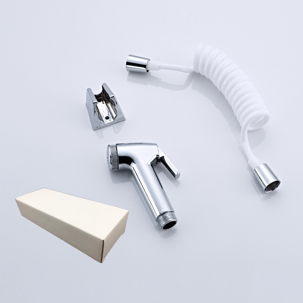 Ventas transfronterizas de pulverización de lavador de mujer ABS compañero de inodoro Amazon ventas calientes 304 conjunto de pulverización de lavador