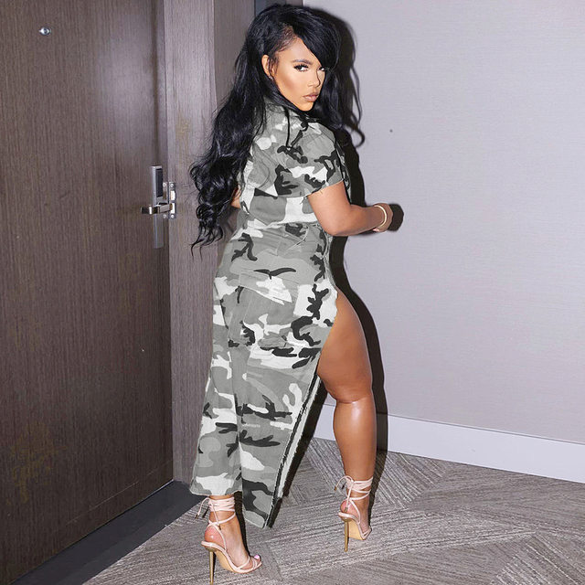 camouflage shirt dress womens