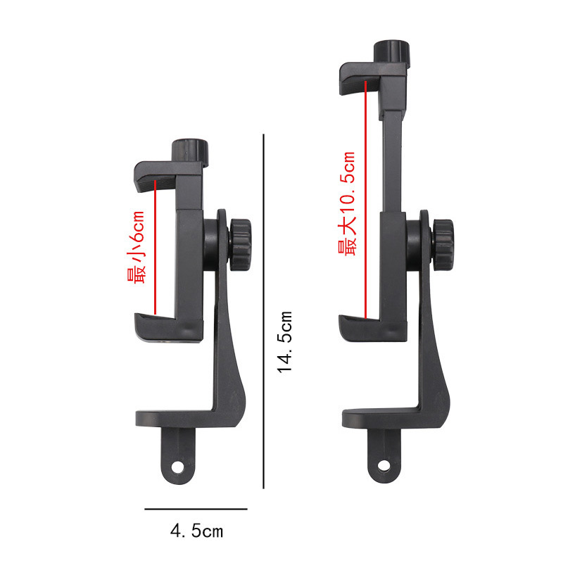 Rotating Phone Clip for Horizontal and Vertical Shooting, Gopro Interface Phone Clip, Neck-Mounted Shooting Stand, Integrated Phone Holder