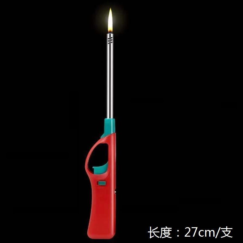 点火枪棒煤气灶天然气打火机厨房点火器烧烤加长嘴引火明火可充气|undefined