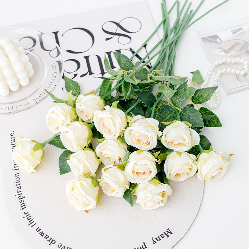 Venus Rose Silk Flower Artificial Flower Fake Flower Home Wedding Celebration Decoration Prop Artificial Rose Wholesale