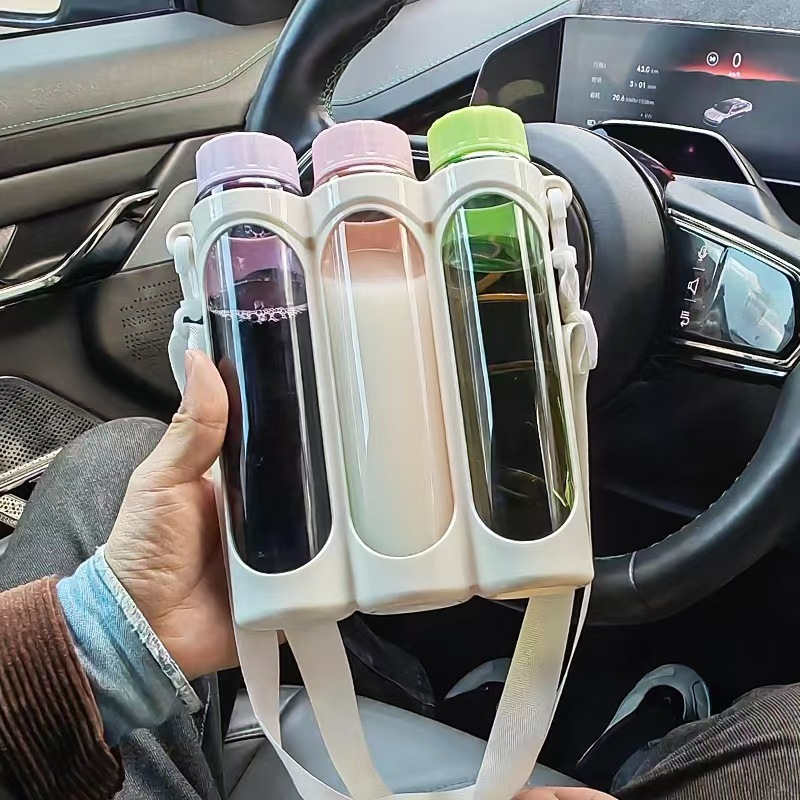 Directly Sold By Manufacturer, The Direct Drinking Water Can Be Worn Crossbody Strap, A Creative Plastic Cup Of Top Quality With Three_voghion.com