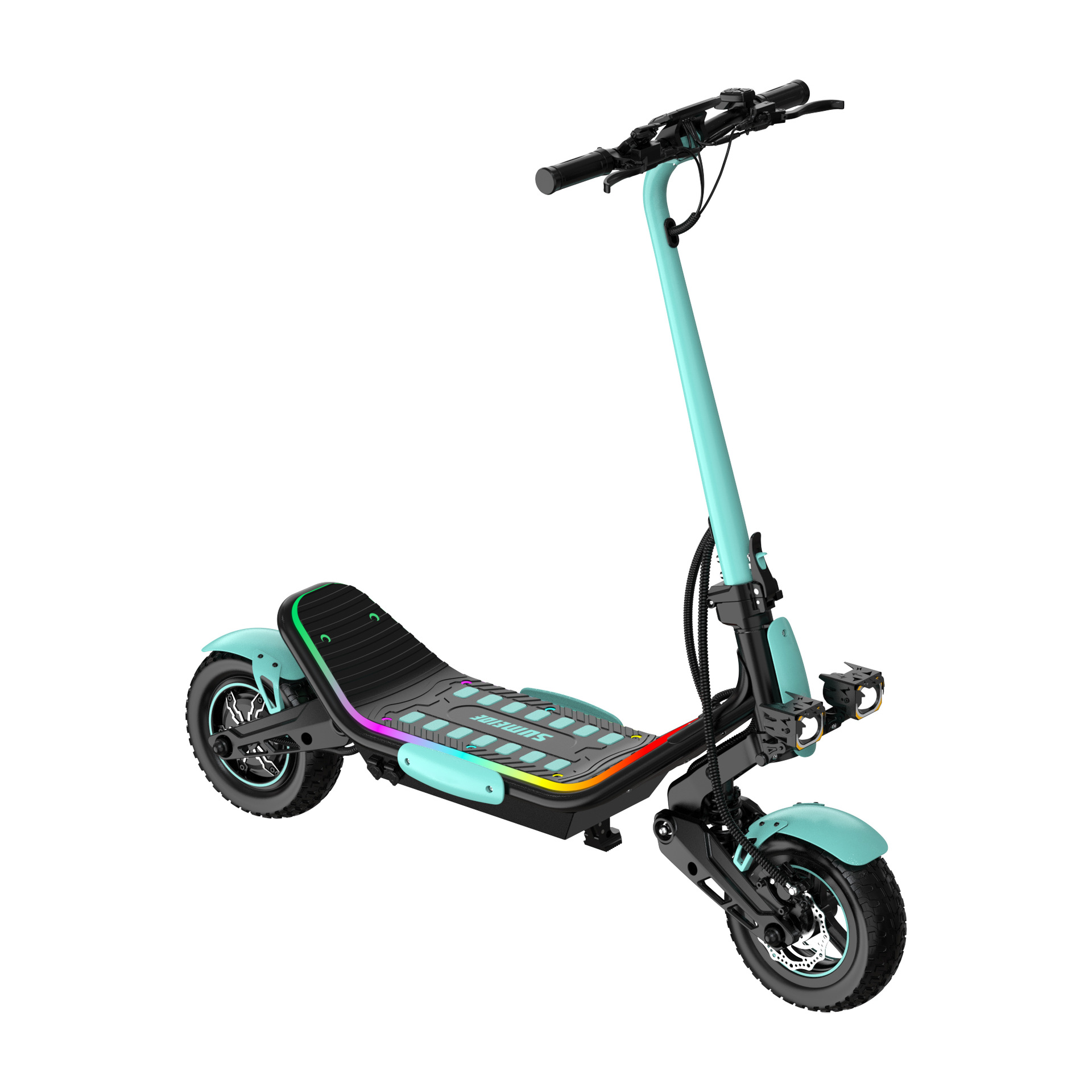 New adult foldable electric scooter with high power, long battery life, portable mini two-wheeled electric vehicle