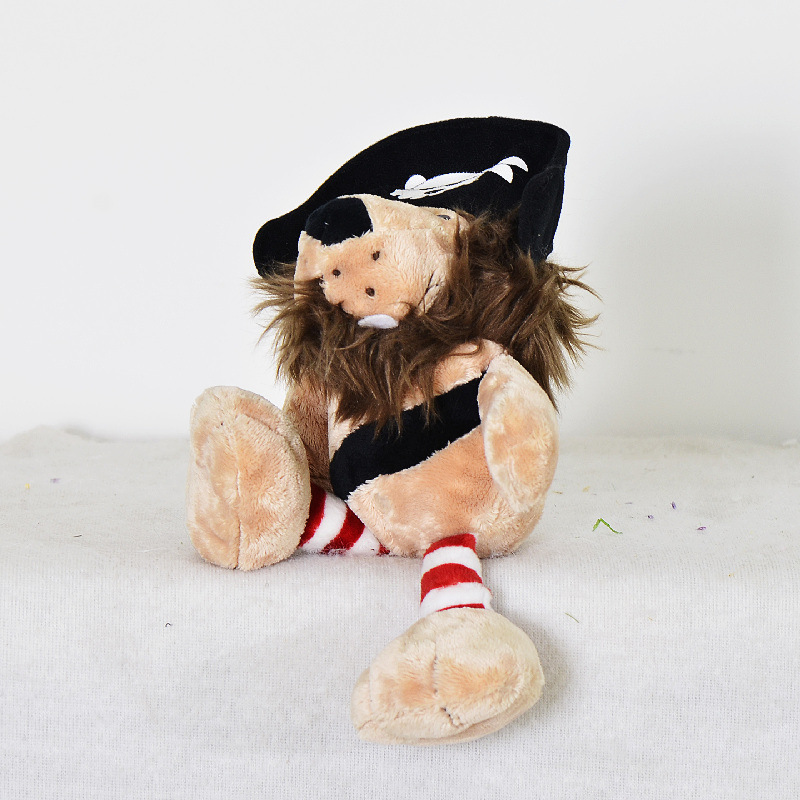 Comercio exterior selva animal pirata León muñeca niños muñeca juguete de peluche garra máquina muñeca transfronteriza al por mayor