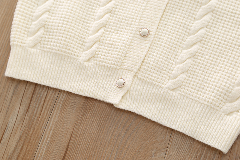 2023 neue kinder frauen Schatz Pullover Mädchen Gestrickte Bogen Rock Zwei Stück Set Modische_voghion.com