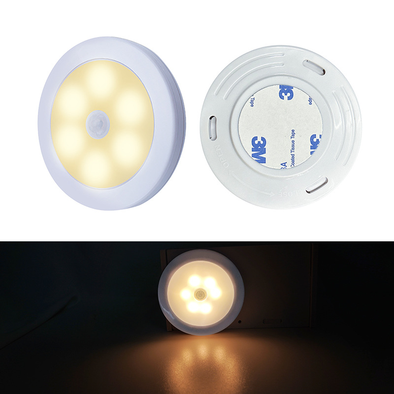 Luz de noche LED luz de inducción del cuerpo humano habitación larga en el hogar carga USB gabinete de vino de succión magnética armario armario luz de pasillo