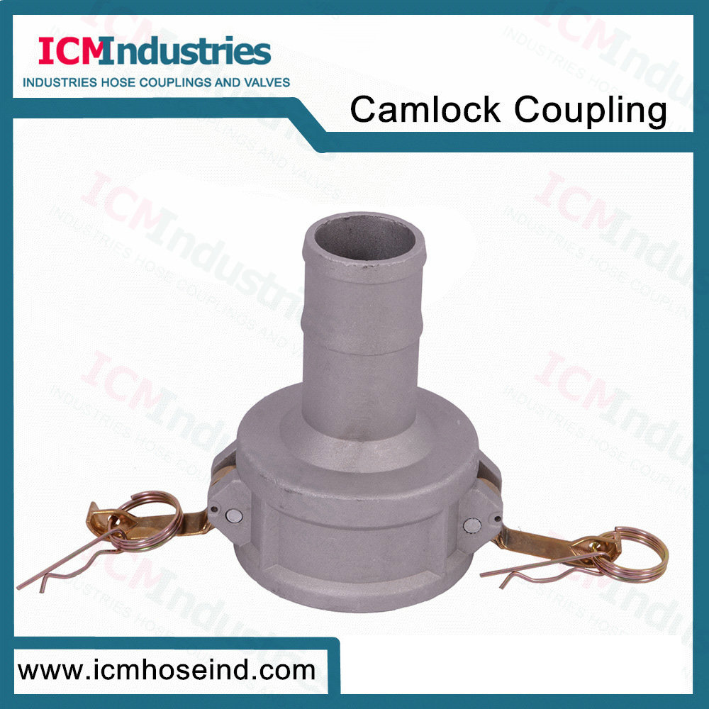 Acoplamiento rápido especial de aluminio de reducción de diámetro Camlock Tipo C Acoplamiento rápido de tubería de agua tipo clip