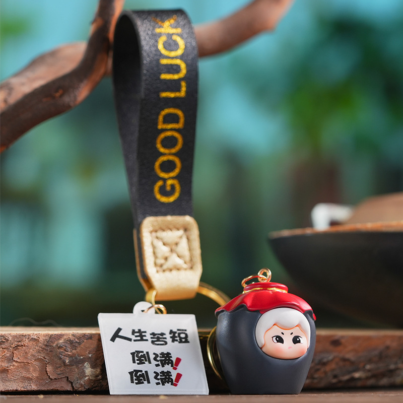 新款创意萌宠喵喵万岁车挂潮玩车载装饰送朋友背包挂件节日礼物|undefined
