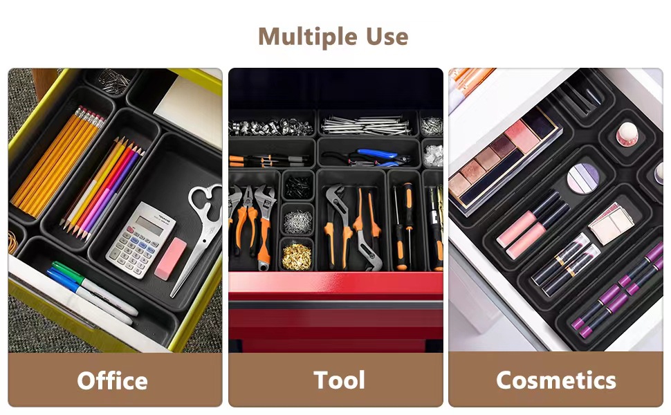 42-in-1 toolbox organizer tray divider suit, desktop drawer organizer, garage organizer