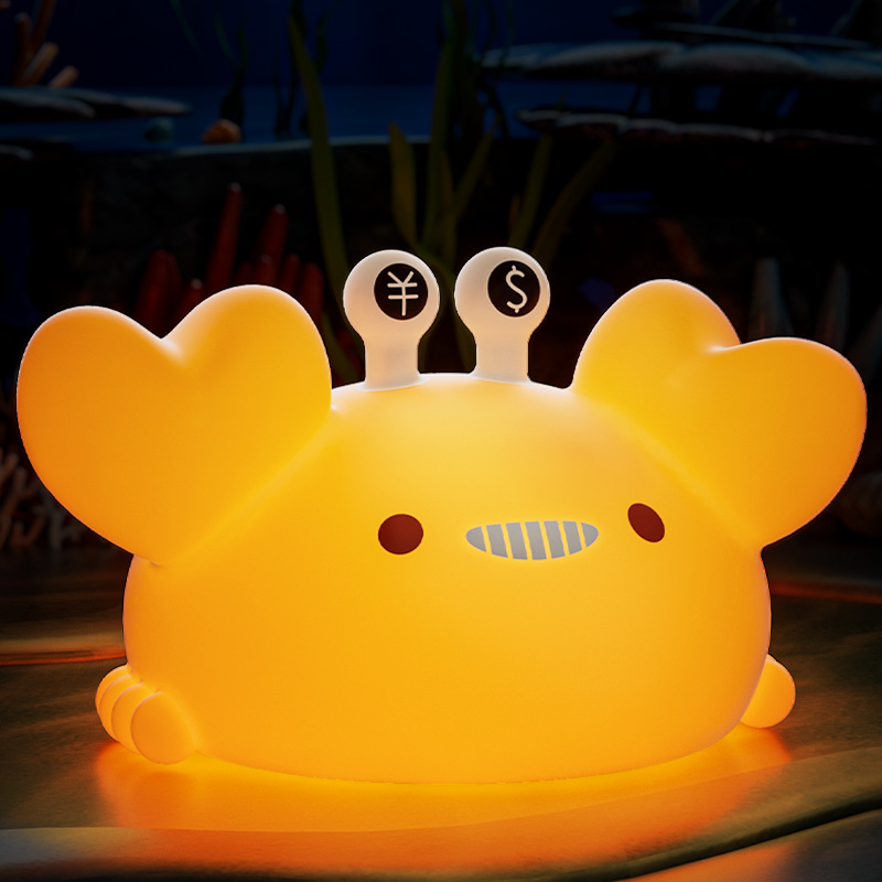 Lámpara Nocturna de Silicona con Diseño de Nube, Popular en el Extranjero, Recargable, Lámpara de Mesa Creativa, Luz de Ambiente Y