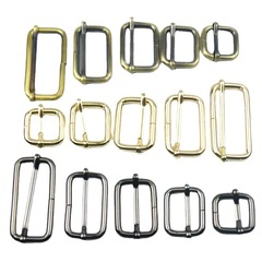 Wholesale box packaging hardware accessories light gold iron wire fasteners hanger electric woven tape core fasteners H-shaped fasteners