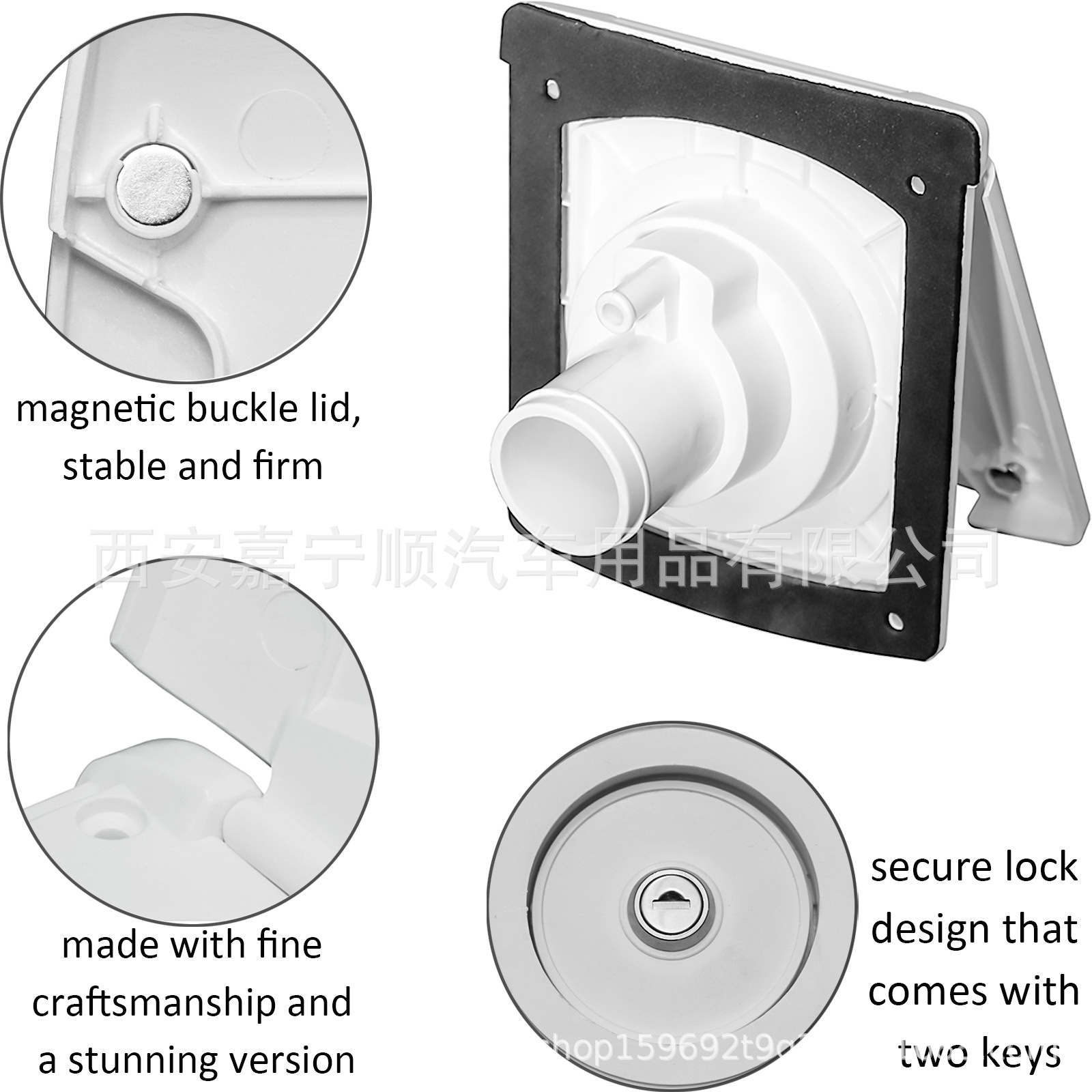 Entrada de agua RV con cubierta/entrada de agua RV