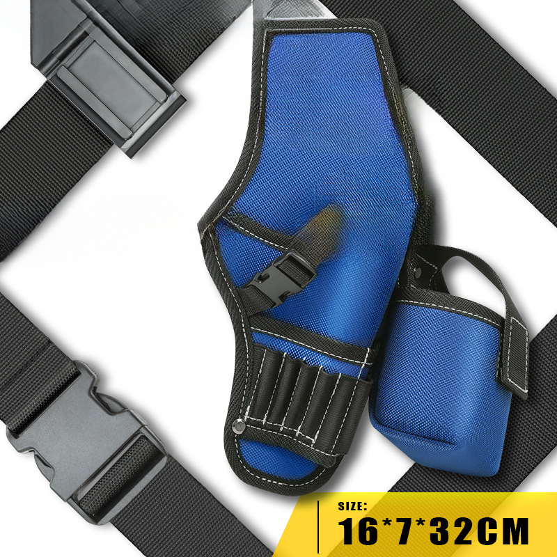 Changshengke kit de herramientas lona multifunción electricista riñonera mantenimiento engrosado hardware bolsa de herramientas bolsa de electricista de madera pequeña