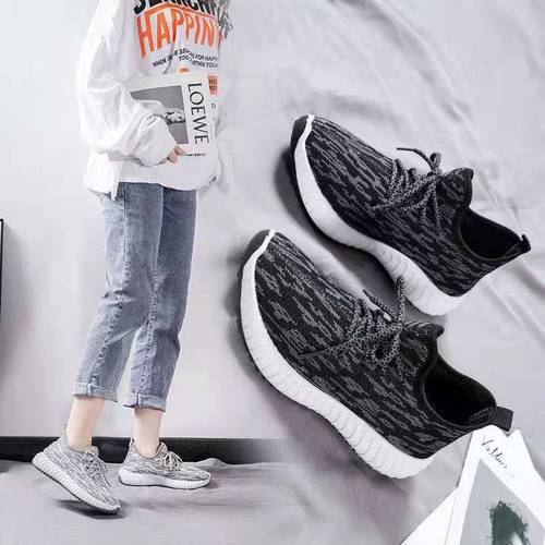  New Feiwei Men's and Women's Sports Shoes Old Beijing Cloth Shoes Korean Style Fashion Casual Shoes Thick Bottom Running Coconut Shoes
