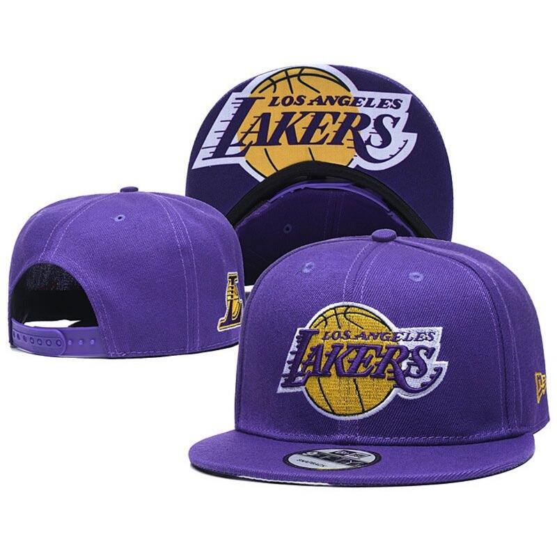 NBA ロサンゼルス レイカーズ バスケットボール ベースボール キャップ フラットつば調節可能なキャップ ヒップホップ ファッション フラットつばキャップ 越境貿易|undefined