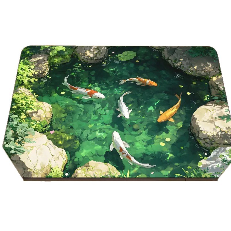 3d Illusion Bathroom Mat, Soft Absorbent Quick Dry Non-slip Rug_voghion.com