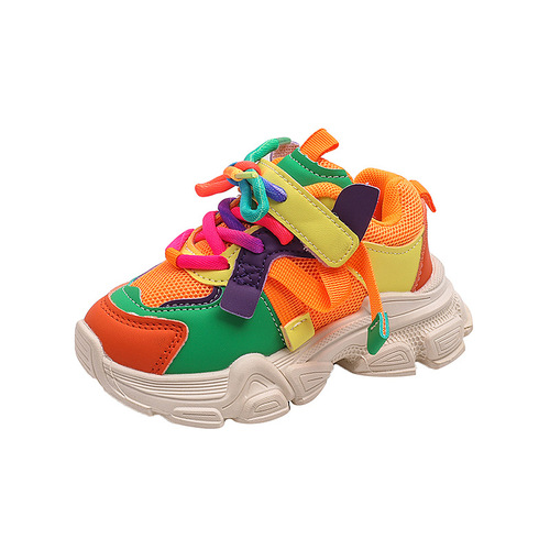 Ultra-light soft-sole girls 'shoes, daddy's shoes, girls' spring and autumn new children's sneaker, mesh, boys 'all-match.