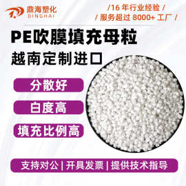 pe填充母粒 吹膜塑料吹瓶碳酸钙填充母料 吹膜填充母粒