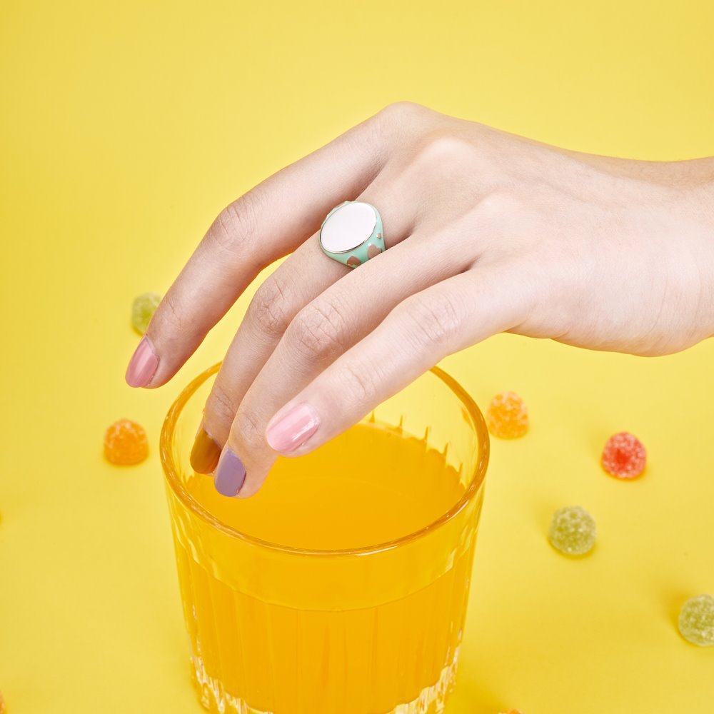 Fashion Heart Shape Sterling Silver Plating Rings