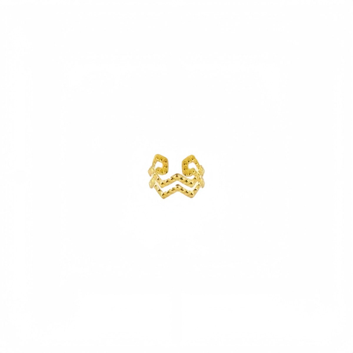 Doble onda dorada 10*10mm35 #