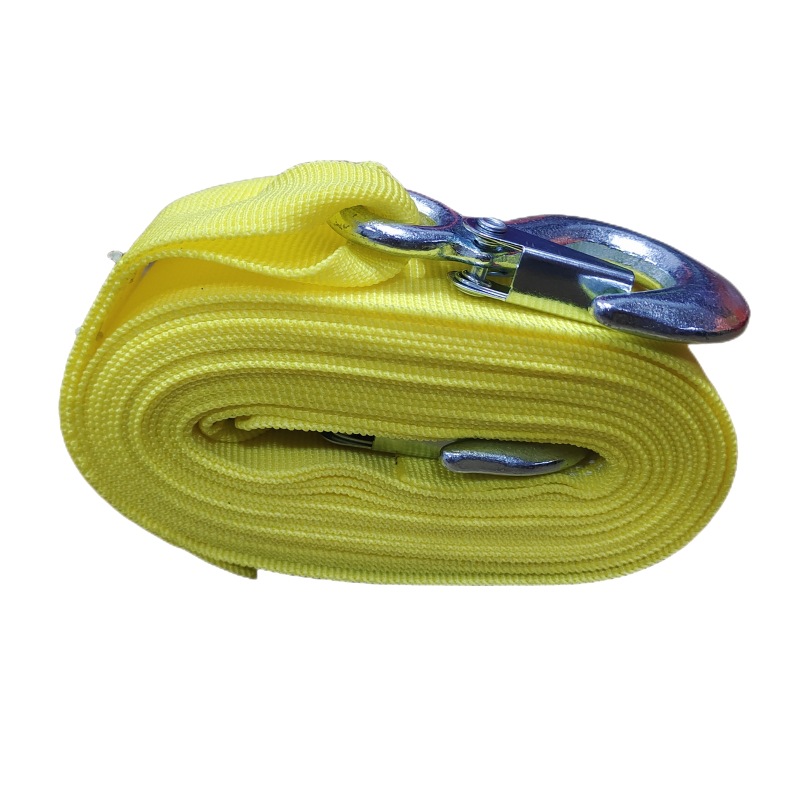 Cuerda de remolque todoterreno para automóvil con gancho de traje correa de tracción de emergencia correa de remolque cuerda de rescate de alta resistencia