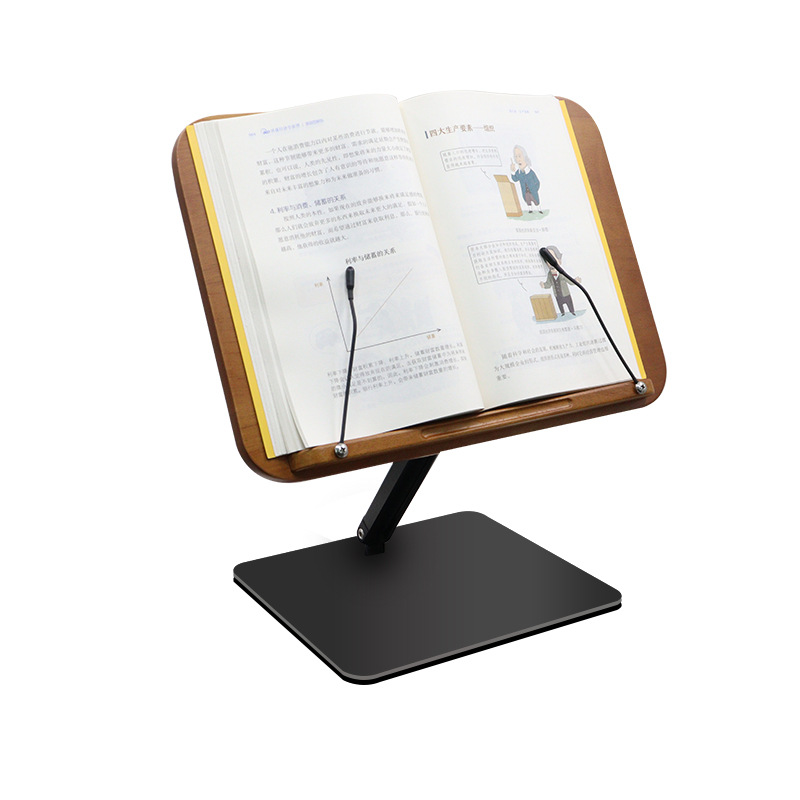 Yellow table reading from natural wood, tubing