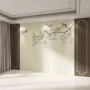客厅3d立体电视沙发壁布