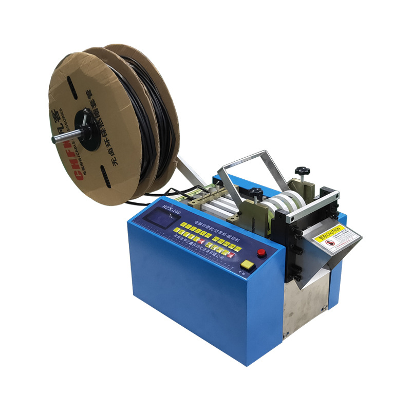 Computer tube cutting machine, fully automatic heat shrink tube cutting machine, battery sleeve cutt